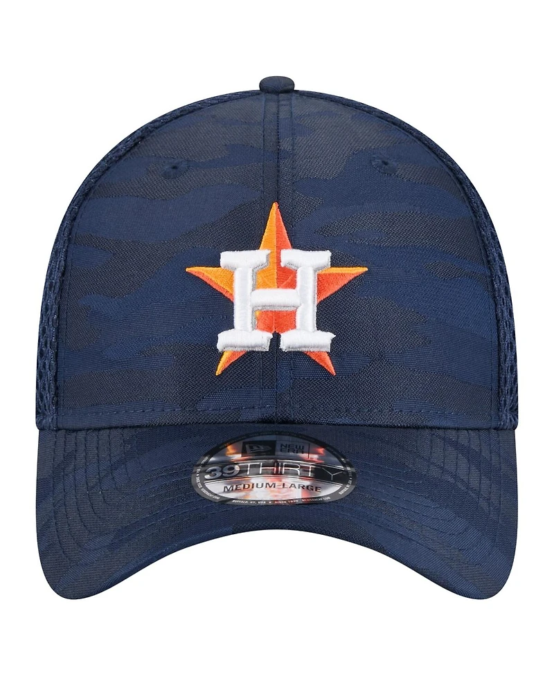 New Era Big Boys and Girls Navy Houston Astros Camo 39THIRTY Flex Hat