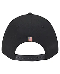 New Era Men's Black Colorado Rockies American Flag 9FORTY M-Crown A-Frame Adjustable Hat