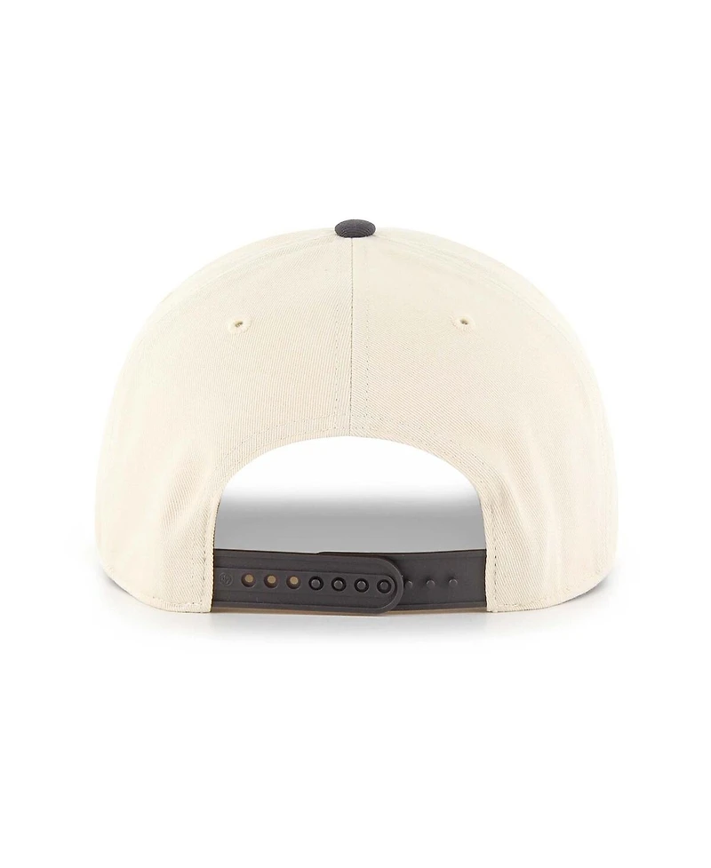 '47 Brand Men's Cream/Charcoal Carolina Hurricanes Hitch Adjustable Hat