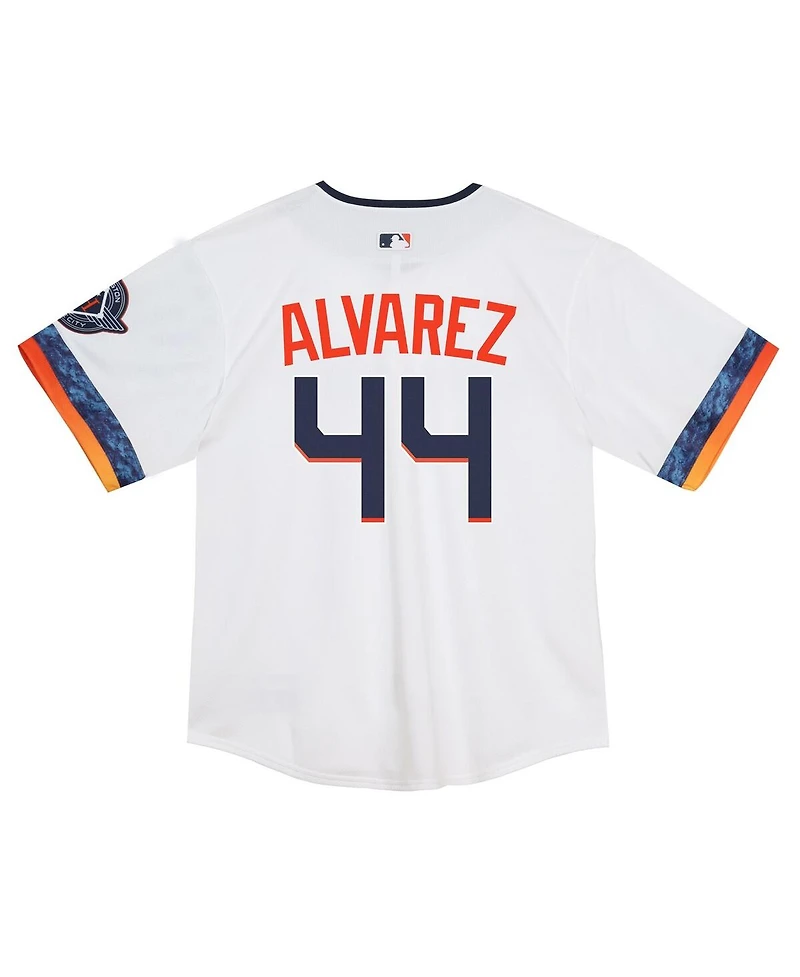 Nike Baby Boys and Girls Yordan Alvarez White Houston Astros 2025 City Connect Limited Player Jersey