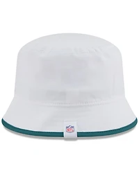 New Era Men's White Philadelphia Eagles 2025 Nfl Training Camp Stretch Bucket Hat