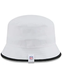New Era Men's White Las Vegas Raiders 2025 Nfl Training Camp Stretch Bucket Hat