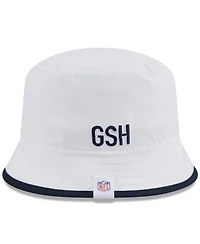 New Era Men's White Chicago Bears 2025 Nfl Training Camp Stretch Bucket Hat