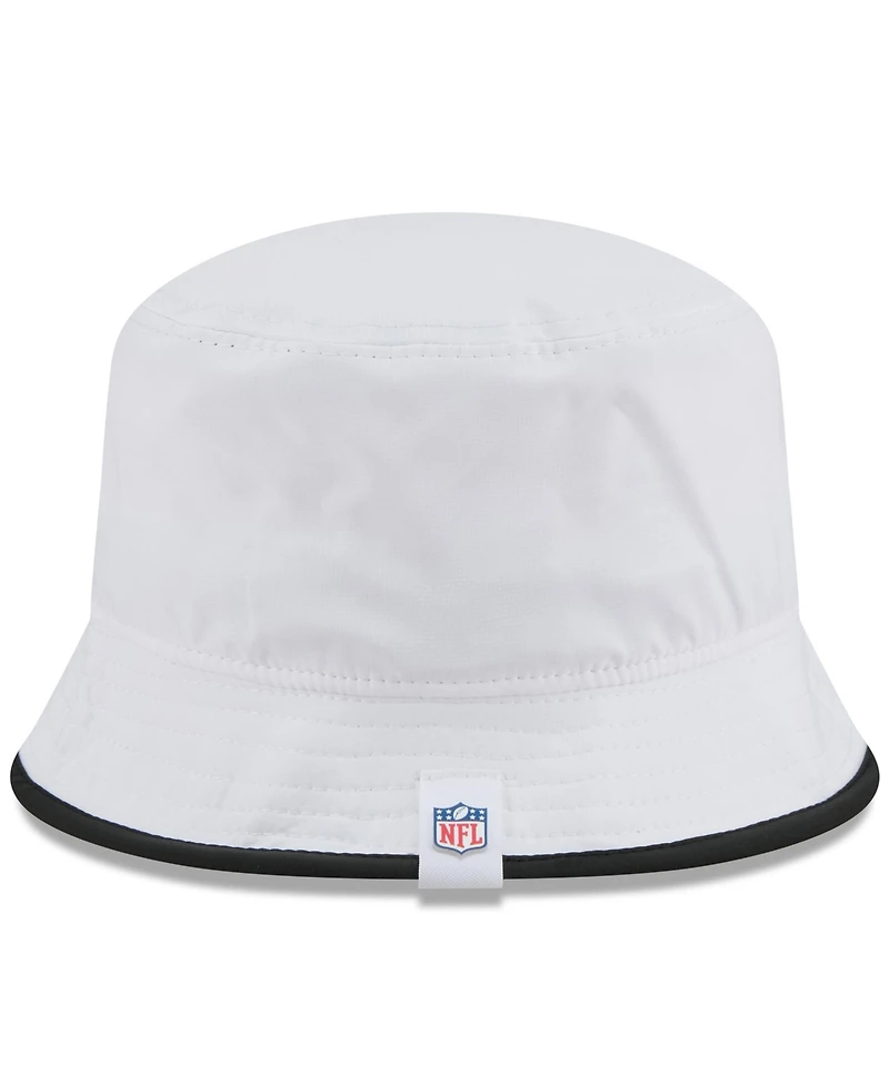 New Era Men's White Baltimore Ravens 2025 Nfl Training Camp Stretch Bucket Hat