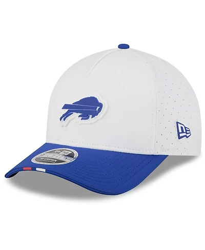 New Era Men's White/Royal Buffalo Bills 2025 Nfl Training Camp A-Frame 9FORTY Adjustable Hat