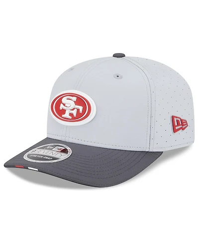 New Era Men's Gray/Graphite San Francisco 49ers 2025 Nfl Training Camp 9SEVENTY Adjustable Hat