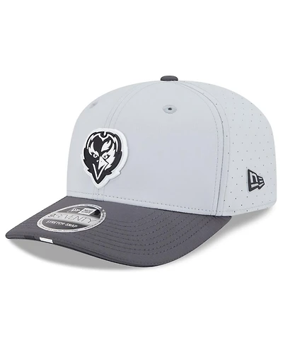 New Era Men's Gray/Graphite Baltimore Ravens 2025 Nfl Training Camp 9SEVENTY Adjustable Hat