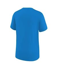 Nike Big Boys and Girls Blue Carolina Panthers Icon Legend T-Shirt