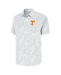 Antigua Men's White Tennessee Volunteers Lush Button-Up Shirt