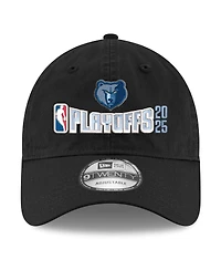 New Era Men's Black Memphis Grizzlies 2025 Nba Playoffs 9TWENTY Adjustable Hat