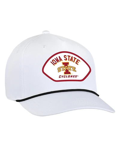 Ahead Men's White Iowa State Cyclones Alto Rope Adjustable Hat