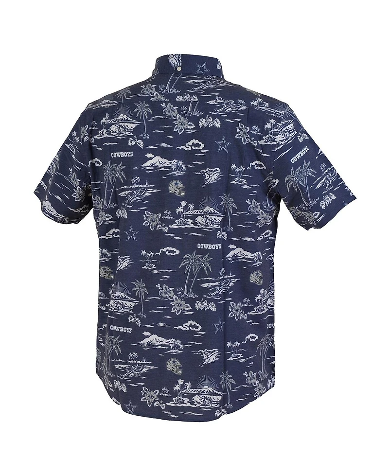 Reyn Spooner Men's Navy Dallas Cowboys Kekai Performance Button-Down Shirt