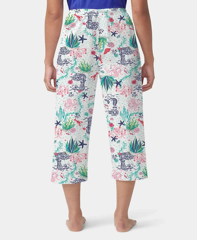 Hue Women's Underwater Wonder Capri Pajama Pants