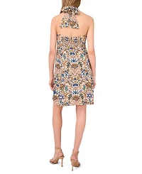Msk Women's Sleeveless Halter A-Line Dress