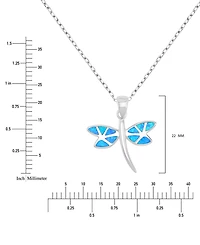 Macy's Sterling Silver Dragonfly Pendant Necklace