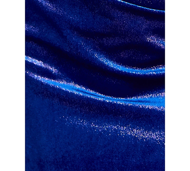 Seni & Cade Juniors' Velvet Foil Bodycon Dress