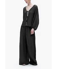 Nocturne Women's Beaded Embroidered Shirt