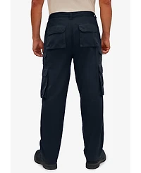 Boulder Creek Big & Tall by KingSize Ranger Side-Elastic Stacked Cargo Pocket Pants