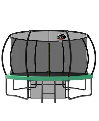 Streamdale Furniture 12FT Kids Trampoline with Net & Ladder