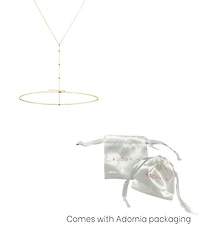 Adornia 14K Gold Plated Adjustable Body Chain