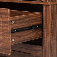 Casainc 71" Freestanding Pantry Cabinet with 2 Drawers, 8 Door Shelves, 3 Cabinet Shelves, Embossed Texture Finish