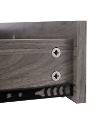 Streamdale Furniture Double Dog Crate Furniture with Shelves