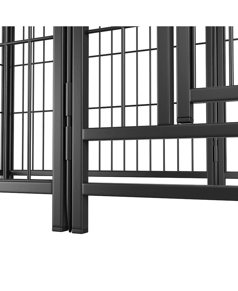 Streamdale Furniture Dog Playpen 32-Inch 8-Panel Metal Pet Fence