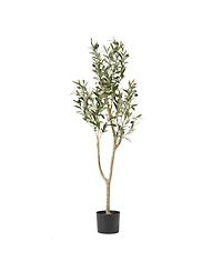 Streamdale Furniture Artificial Olive Tree - 47'' Tall - Pre-Potted