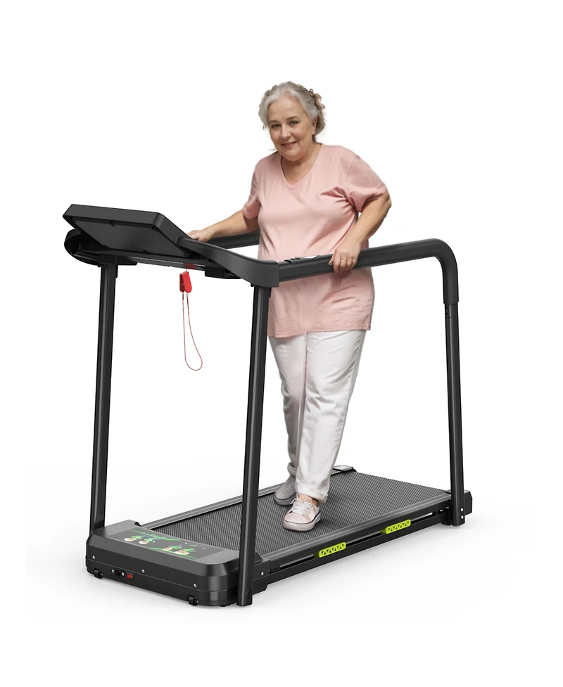 Streamdale Furniture Walking Pad Treadmill for Seniors Foldable Safe Design Large Led