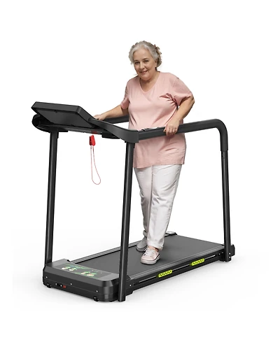 Streamdale Furniture Walking Pad Treadmill for Seniors Foldable Safe Design Large Led