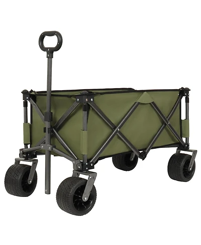 Streamdale Furniture Utility Folding Camping Wagon - Green