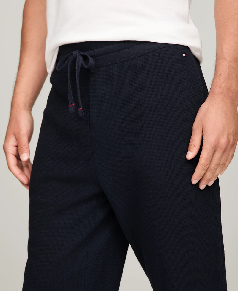 Tommy Hilfiger Men's Classic-Fit Waffle-Knit Thermal Pajama Joggers