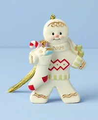 Lenox 2025 Gingerbread with Stocking Ornament