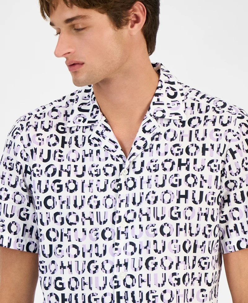 Hugo by Boss Men's Ellino Logo Shirt