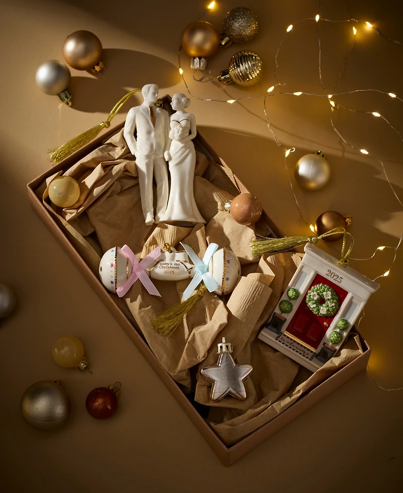 Lenox 2025 Bride & Groom Ornament