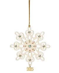 Lenox 2025 Gemstone Snowflake Ornament