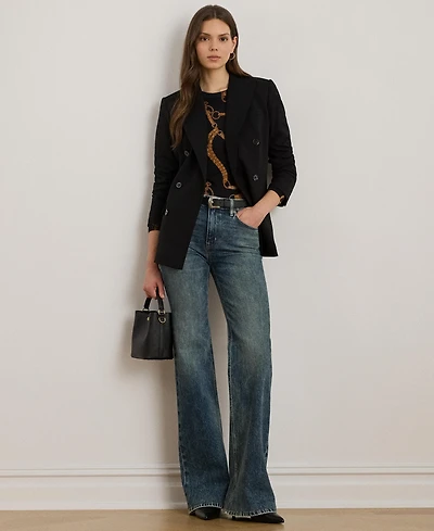 Lauren Ralph Women's High-Rise Flare Jeans