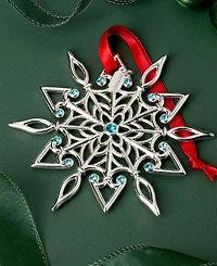 Lenox 2025 Snow Majesty Silverplate Ornament, 21st Edition