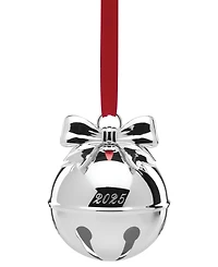 Lenox 2025 Jingle Bell Silverplate Ornament