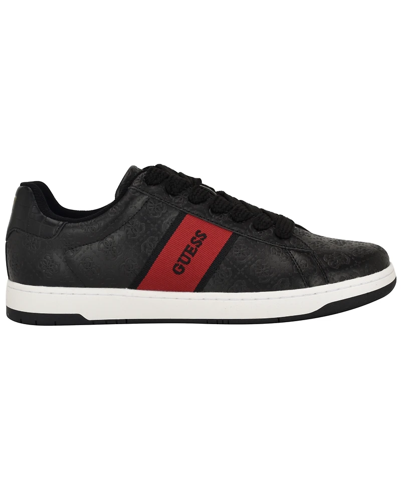 Guess Men's Tariton Branded Lace Up Casual Sneakers