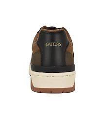 Guess Men's Nastele Branded Lace Up Casual Sneakers