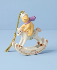 Lenox 2025 Winnie the Pooh Baby's 1st Christmas Ornament