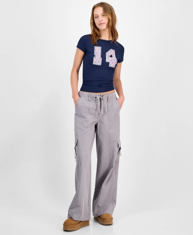 Celebrity Pink Juniors' Drawstring Cargo Utility Pants