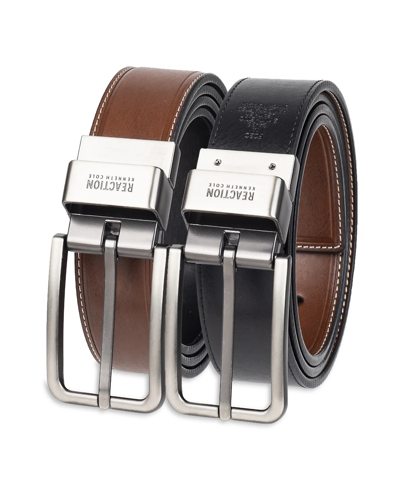 Kenneth Cole Reaction Men's 2-In-1 Reversible Stretch Dress Belt