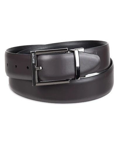 Kenneth Cole Reaction Men's 2-In-1 Reversible Feather Edge Dress Belt