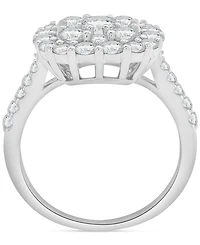 Wrapped in Love Diamond Cluster Ring (2 ct. t.w.) in 14k White Gold, Exclusively at Macy's