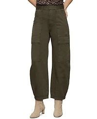 Sanctuary Women's Boyfriend High-Rise Utility Cotton Pants