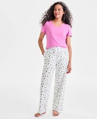 Charter Club Women's Knit Pajama Pants, Exclusively at Macy's