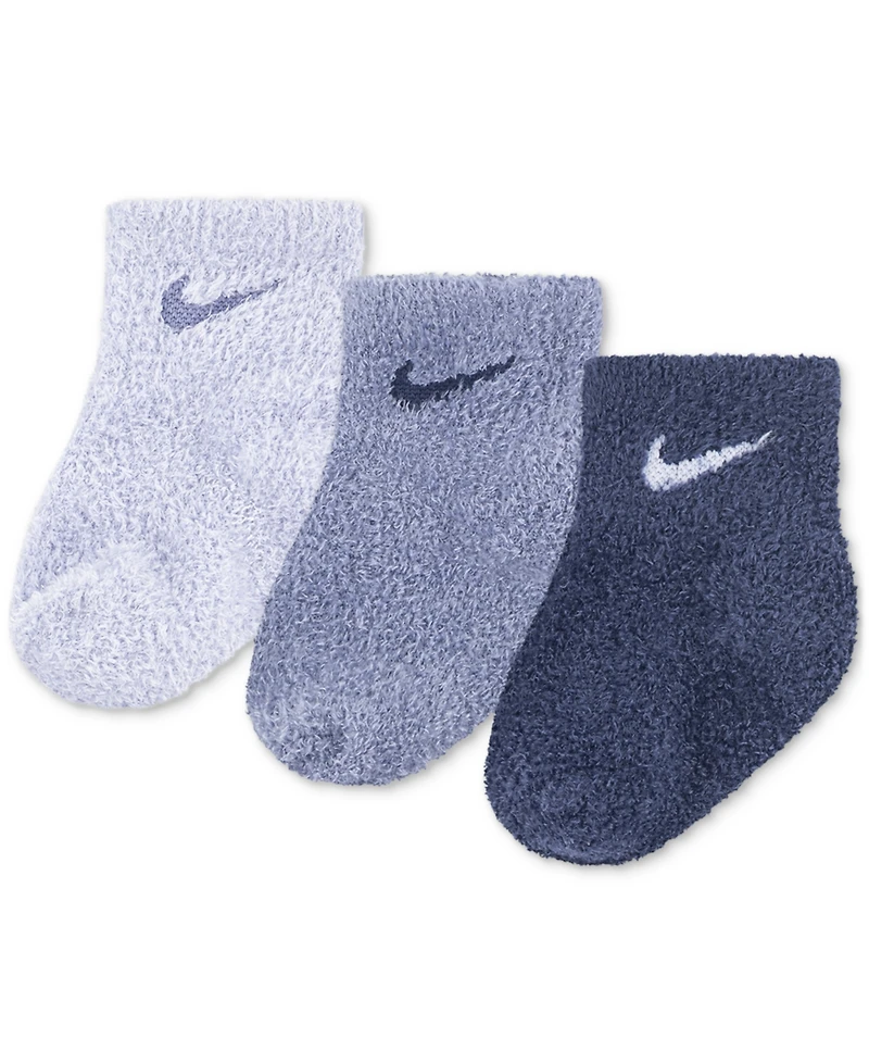 Nike Baby 3-Pack Cozy Ankle Socks