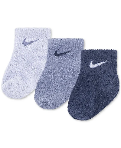 Nike Baby 3-Pack Cozy Ankle Socks